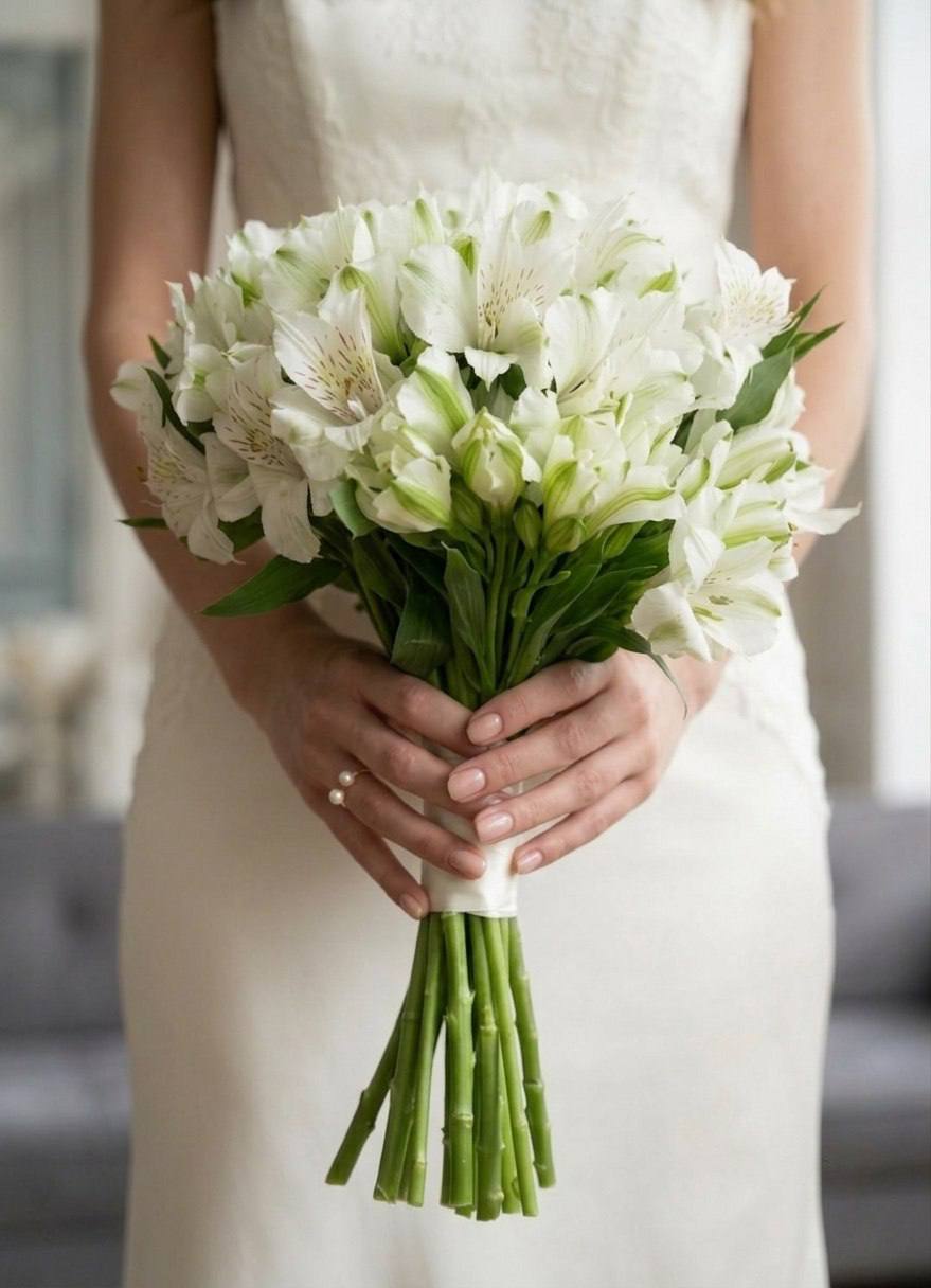 Свадебный букет «Кружево счастья»